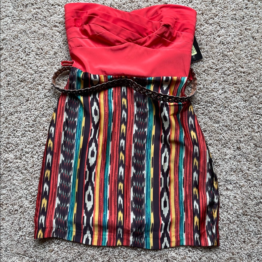 Strapless dress